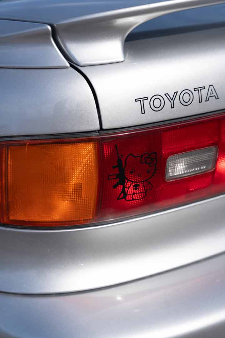 Spottasin yhdestä autosta tämmösen kivan yksityiskohdan takavalosta.